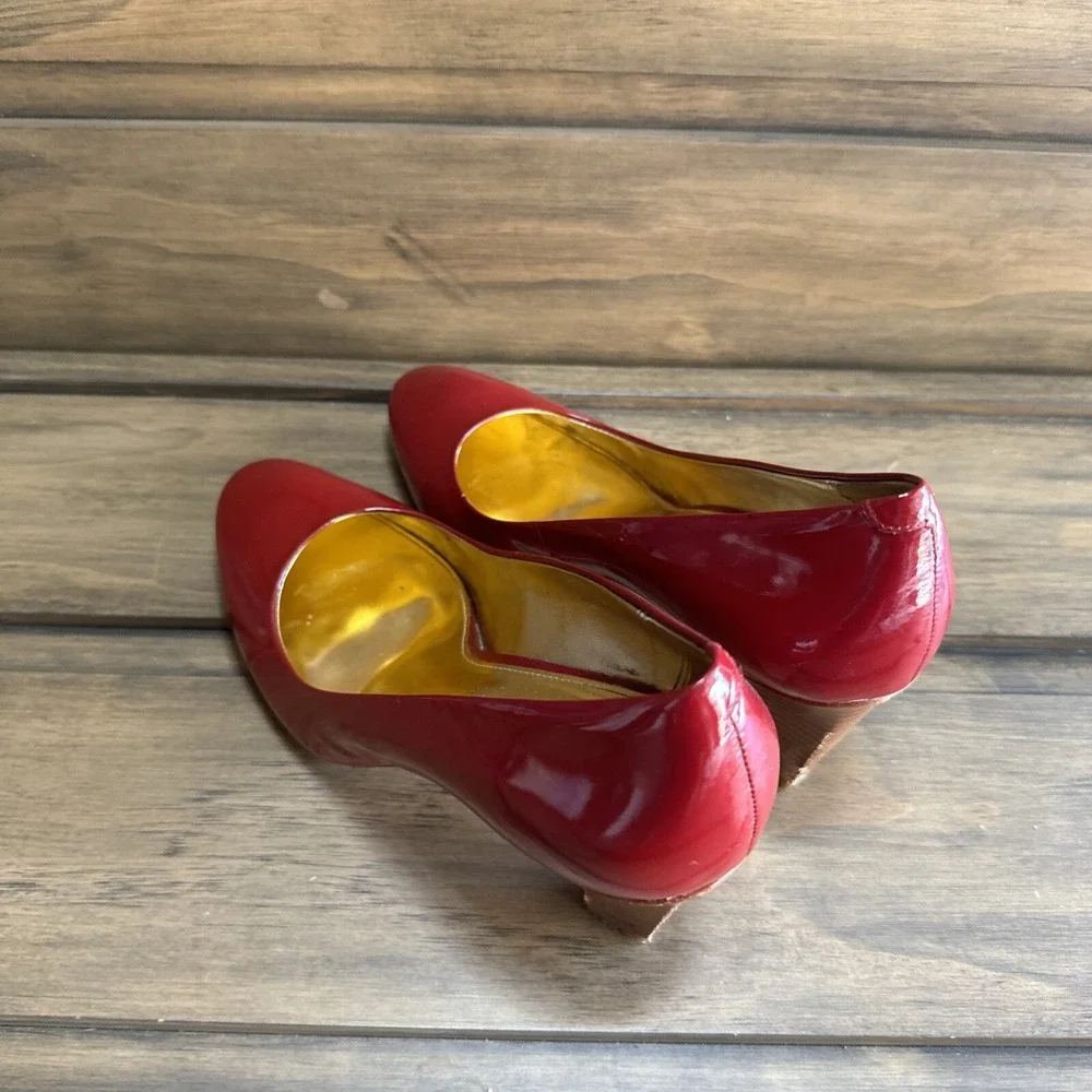 Coach‎ Sheri Pumps Heels Patent Leather Hot Pink Womens - Size 8.5 B